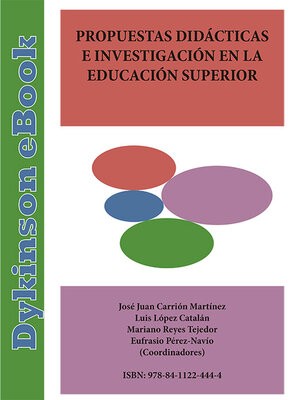 cover image of Propuestas didácticas e investigación en la educación superior.